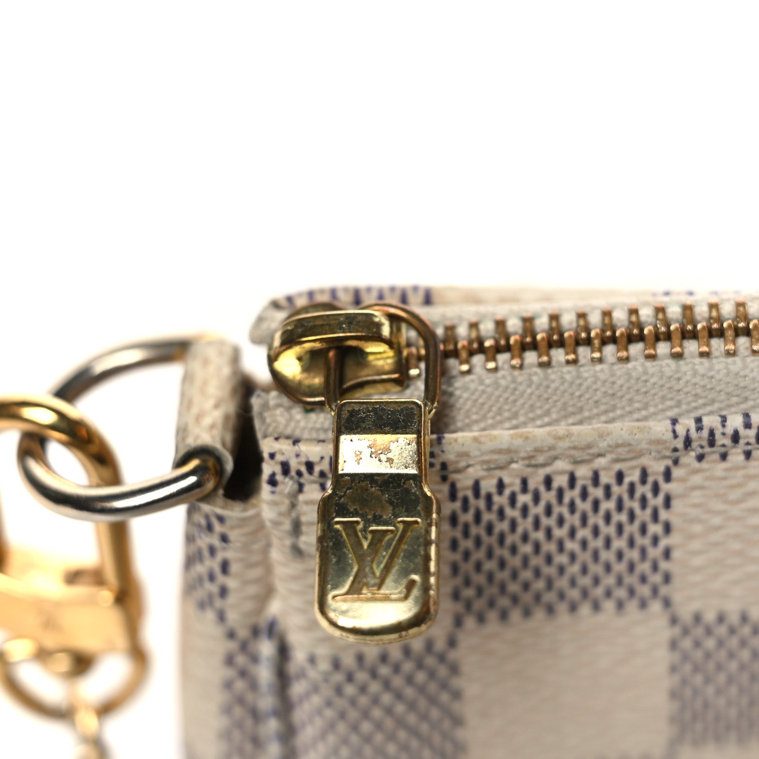 Louis Vuitton Damier Azur Mini Pochette Accessories 9 of 9