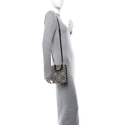 Louis Vuitton Jacquard Since 1854 Petit Sac Plat Grey 2 of 9
