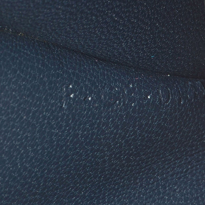 Celine Smooth Calfskin Large Classic Box Flap Bag Navy 7 of 8