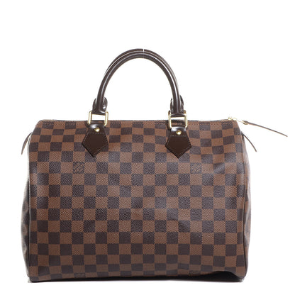Louis Vuitton Damier Ebene Speedy 30 1 of 9