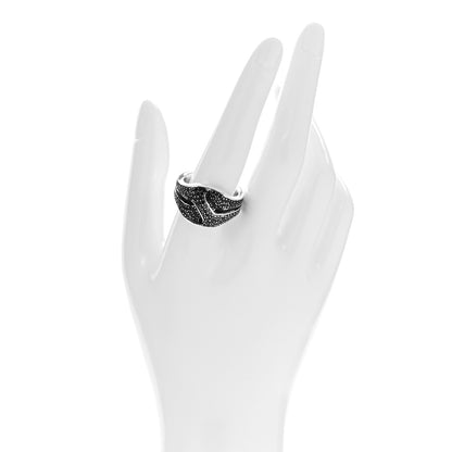 David Yurman Sterling Silver Black Diamond Armory Signet Ring 62 10 2 of 4