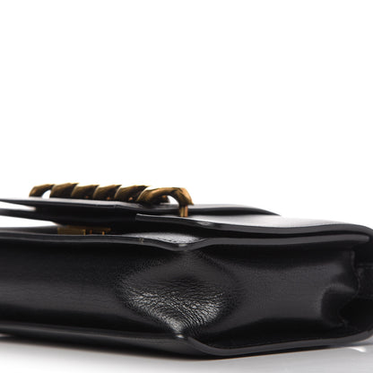 Givenchy Goatskin Infinity Flap Bag Black 7 of 9