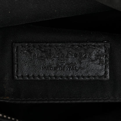 Saint Laurent Calfskin Matelasse Monogram Monochrome Lou Camera Bag Black 7 of 16