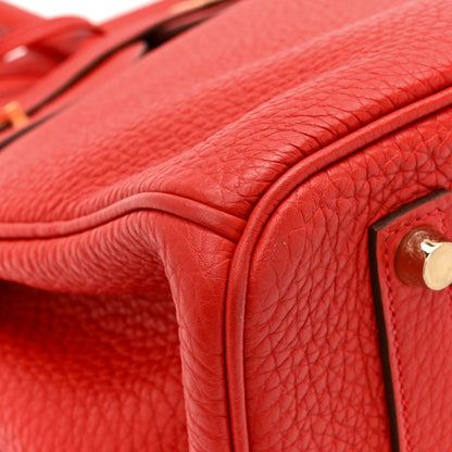 Hermes Togo BIRKIN 35 Rouge Casaque 12 of 17