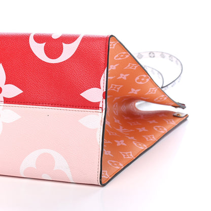 Louis Vuitton Monogram Giant Onthego GM Rouge Rose 9 of 10