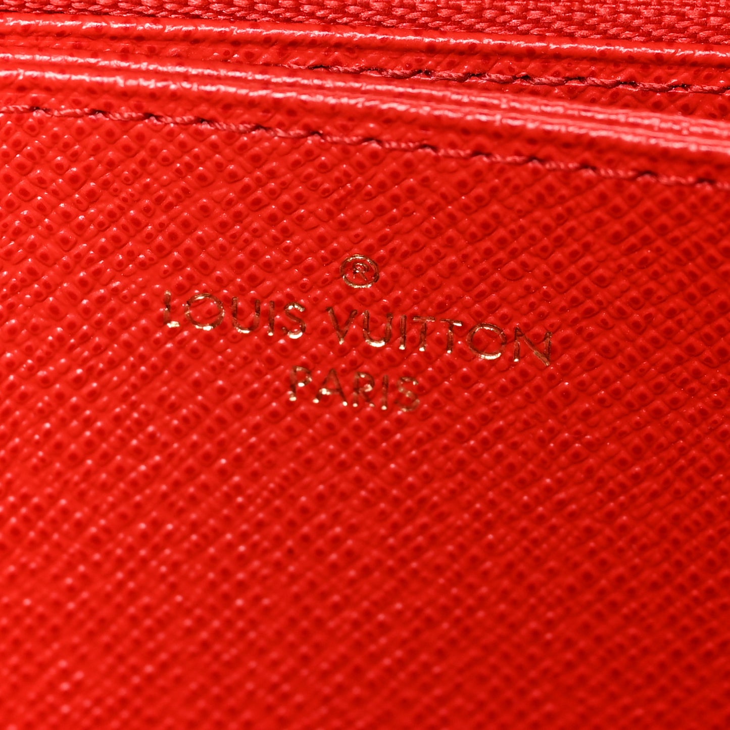 Monogram Zippy Wallet Coquelicot