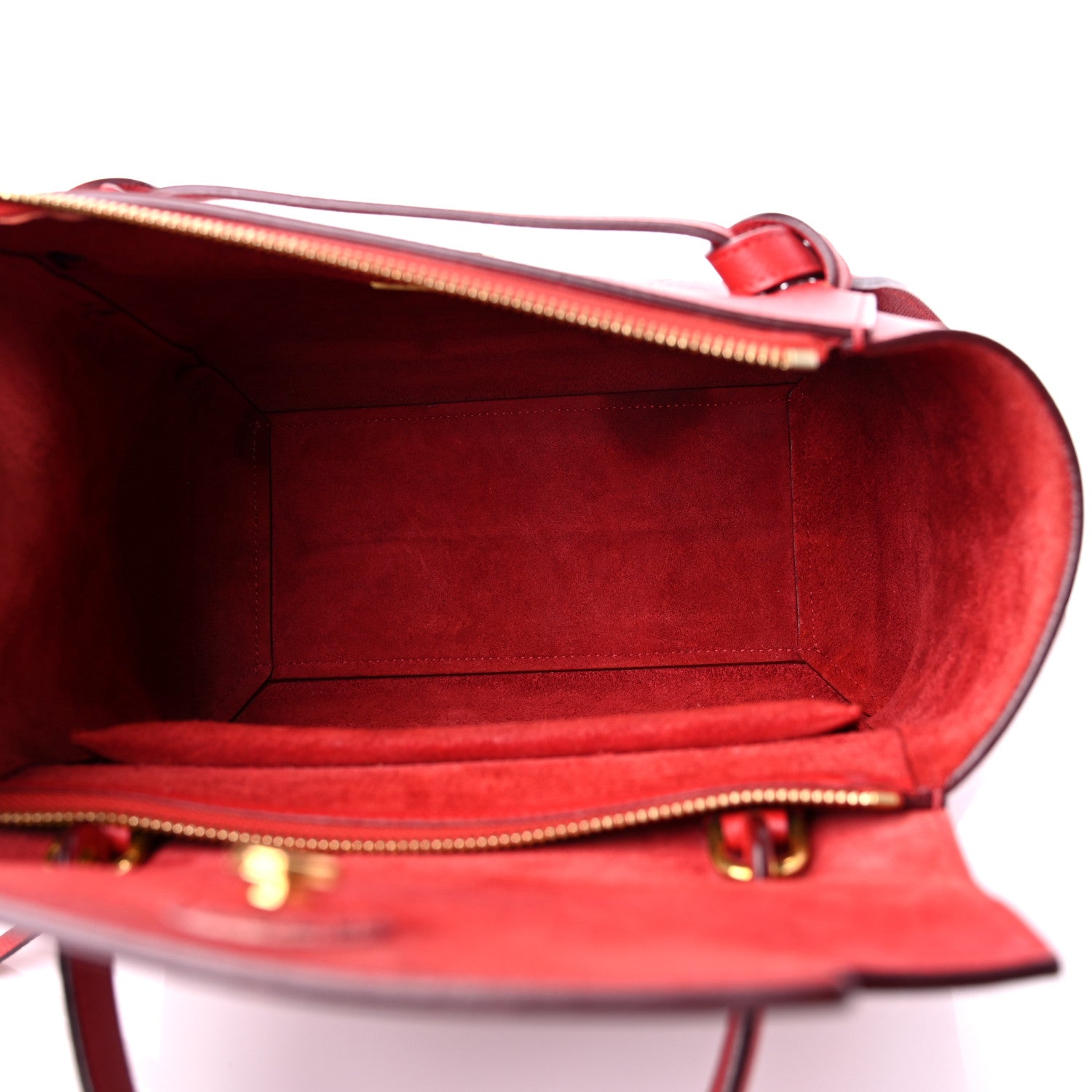 Celine Baby Grained Calfskin Micro Belt Bag Coquelicot 5 of 14