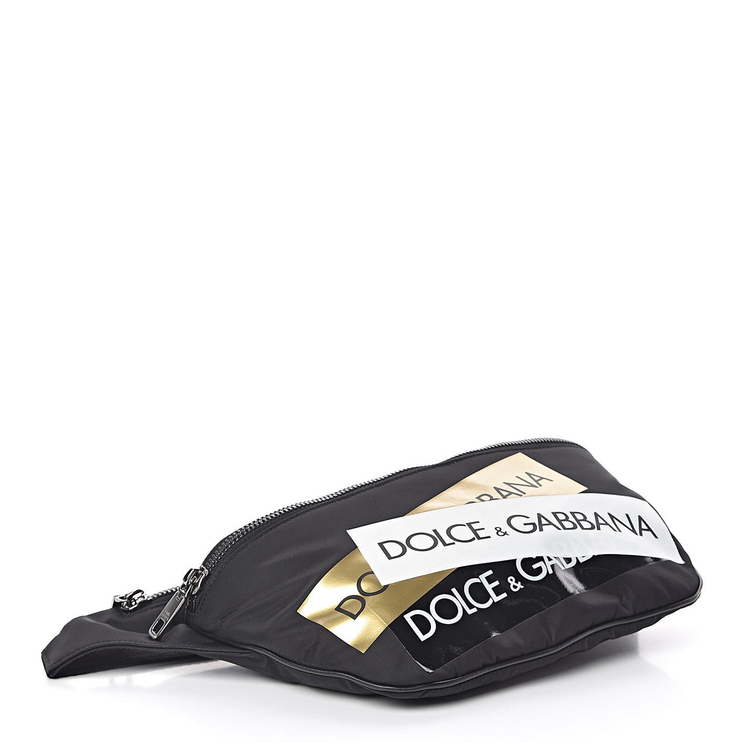 Nylon Logo Belt Bag Black Multicolor