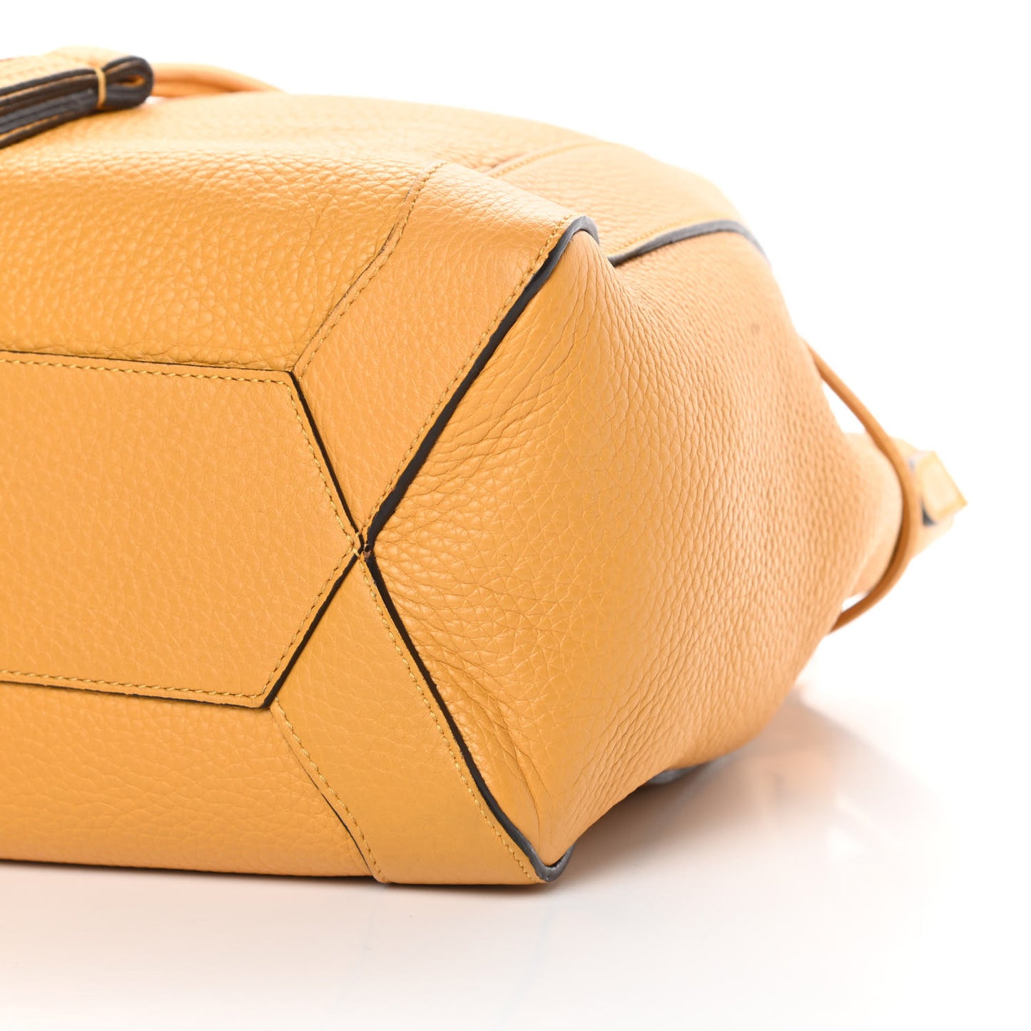 Heavy Grain Calfskin Small Millie Deep Amber