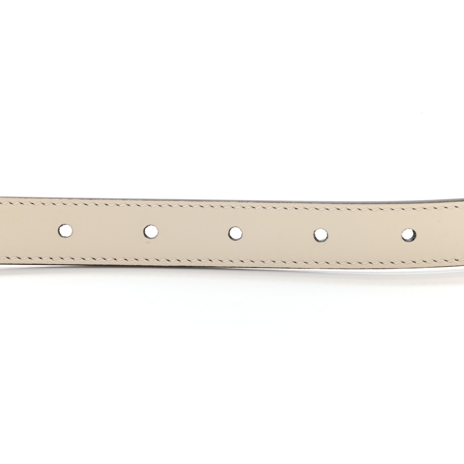 Gucci Calfskin Double G 20mm Belt 75 30 Mystic White 5 of 6