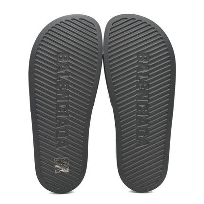 Balenciaga Rubber Paris Logo Womens Slide Sandals 39 Black 5 of 8