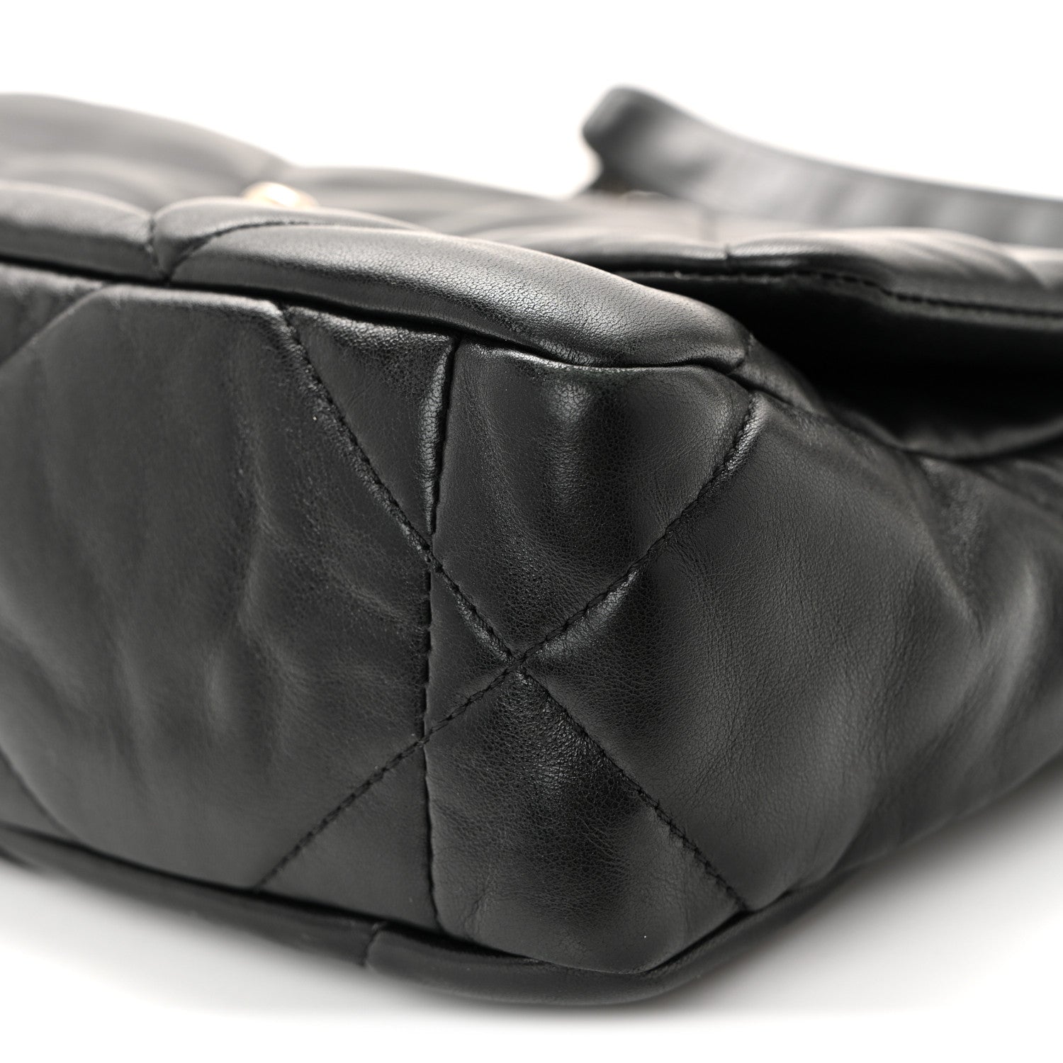 Chanel Lambskin Quilted Medium Chanel 19 Flap Black 10 of 11