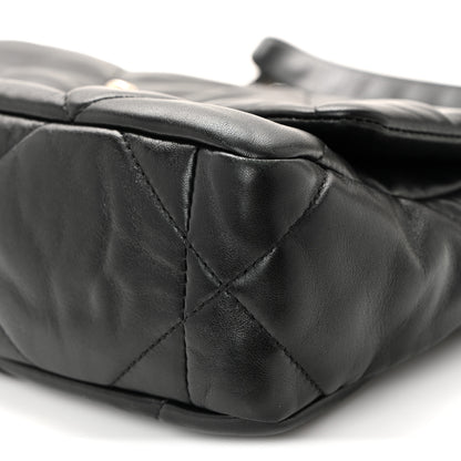 Chanel Lambskin Quilted Medium Chanel 19 Flap Black 10 of 11