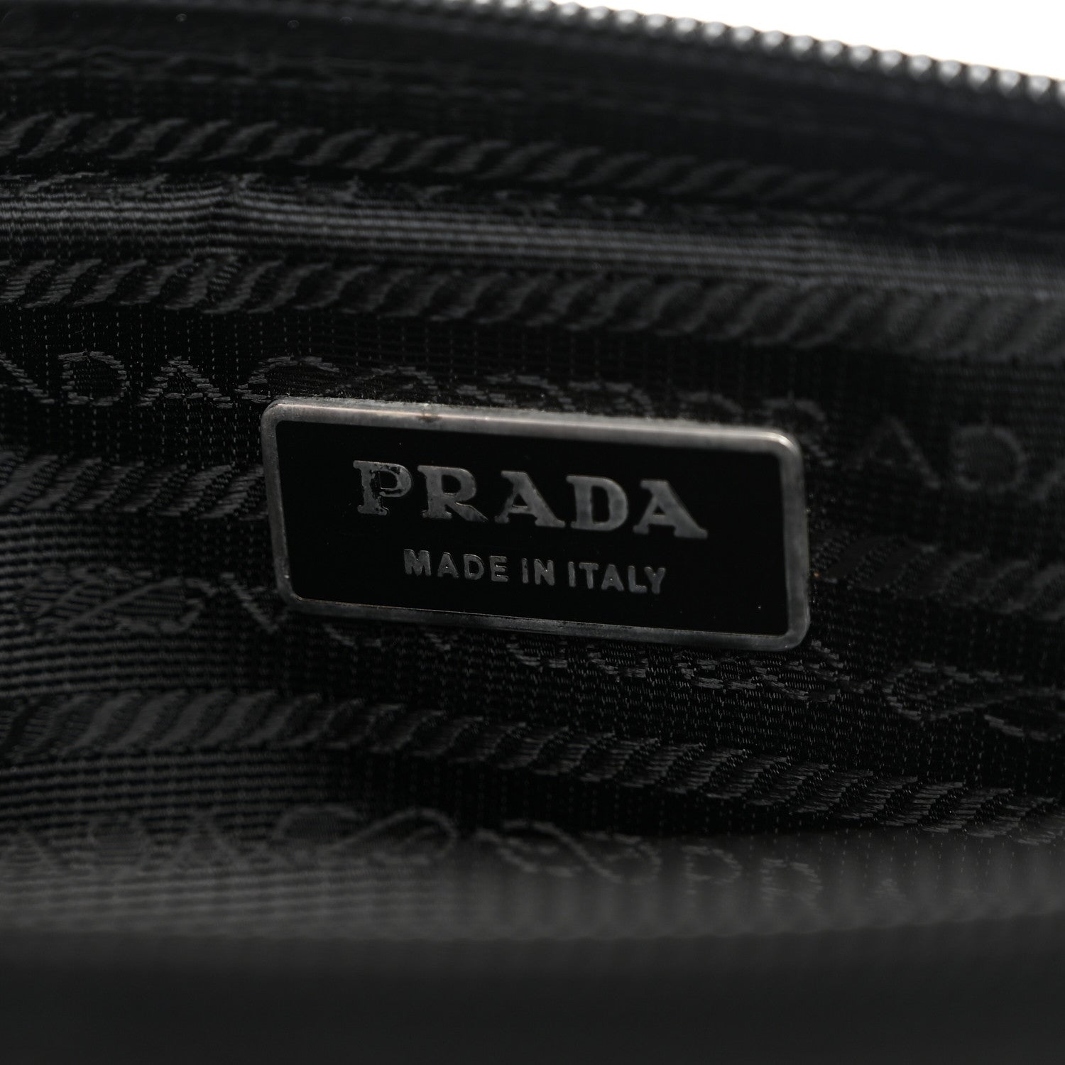 Prada Tessuto Nylon Belt Bag Black 6 of 10