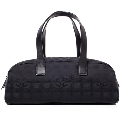 Chanel Nylon Travel Bowler Black 1 of 10