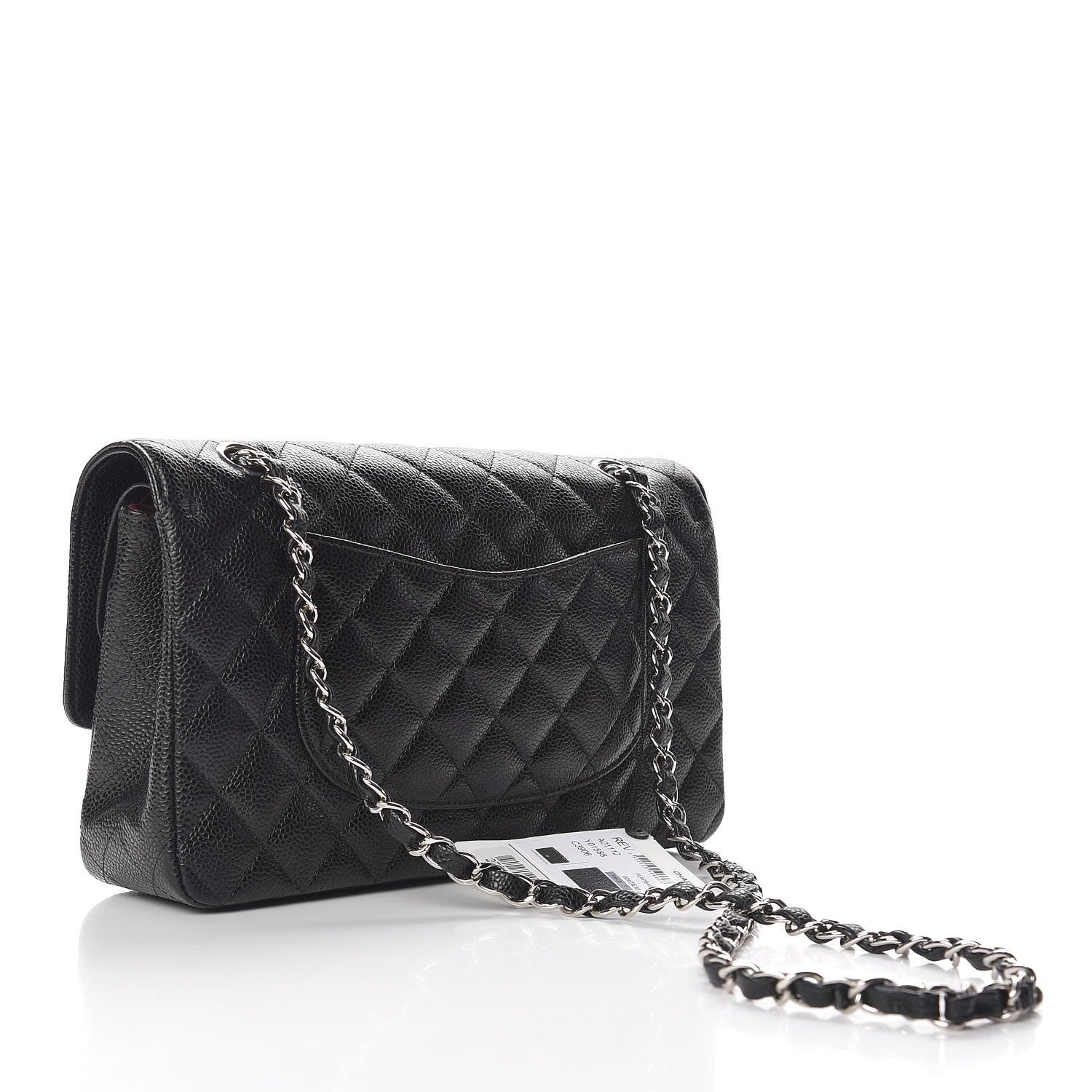 Chanel Caviar Quilted Medium Double Flap Black 3 of 14