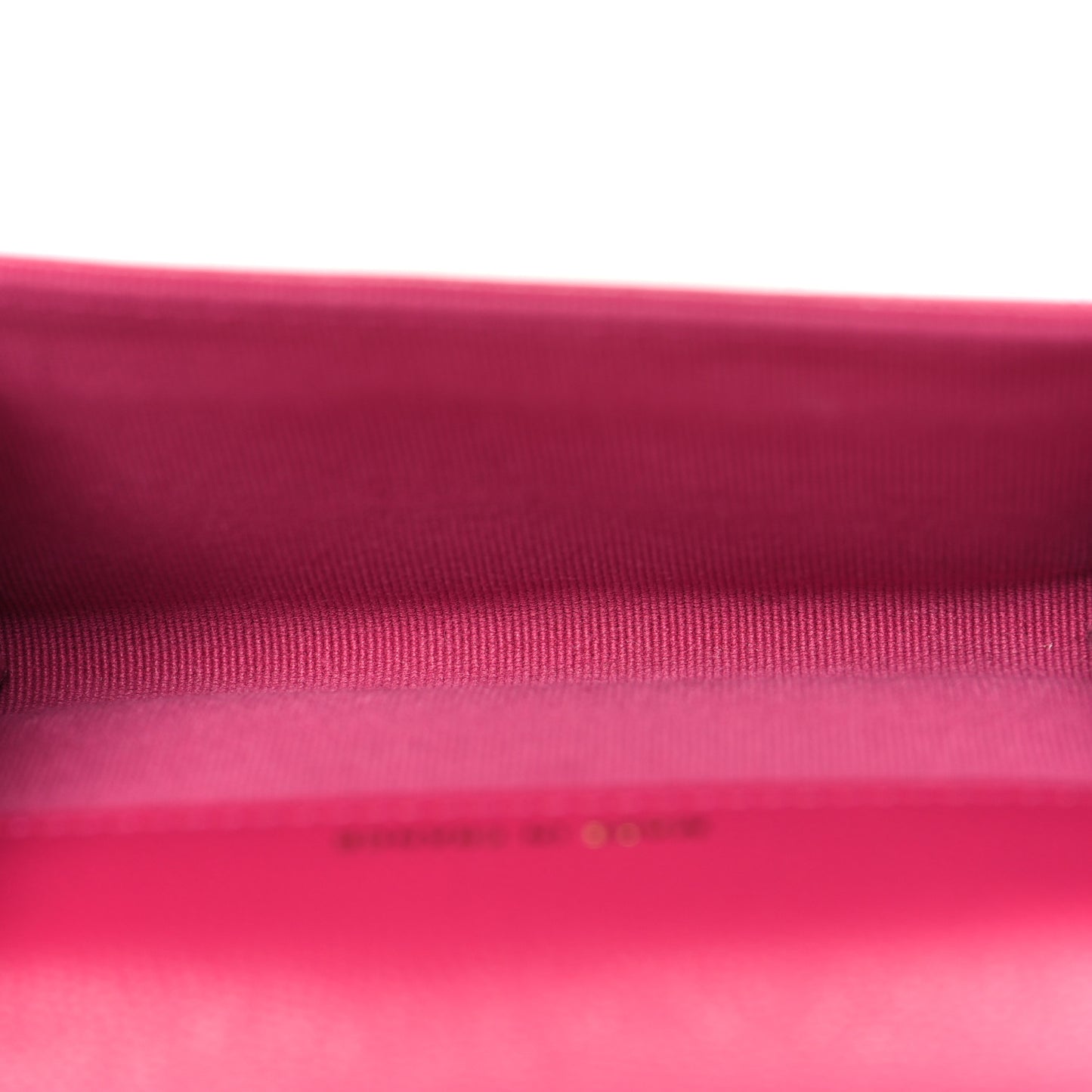 Caviar Quilted Flap Card Holder Wallet Pink