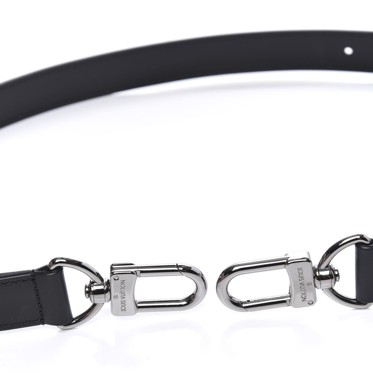 Calfskin Adjustable Keepall Bandouliere Shoulder Strap Black