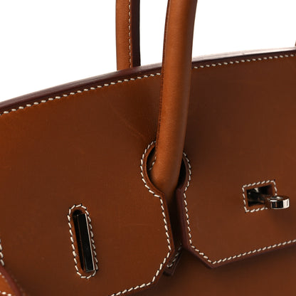 Hermes Natural Barenia Birkin 35 Fauve 13 of 18