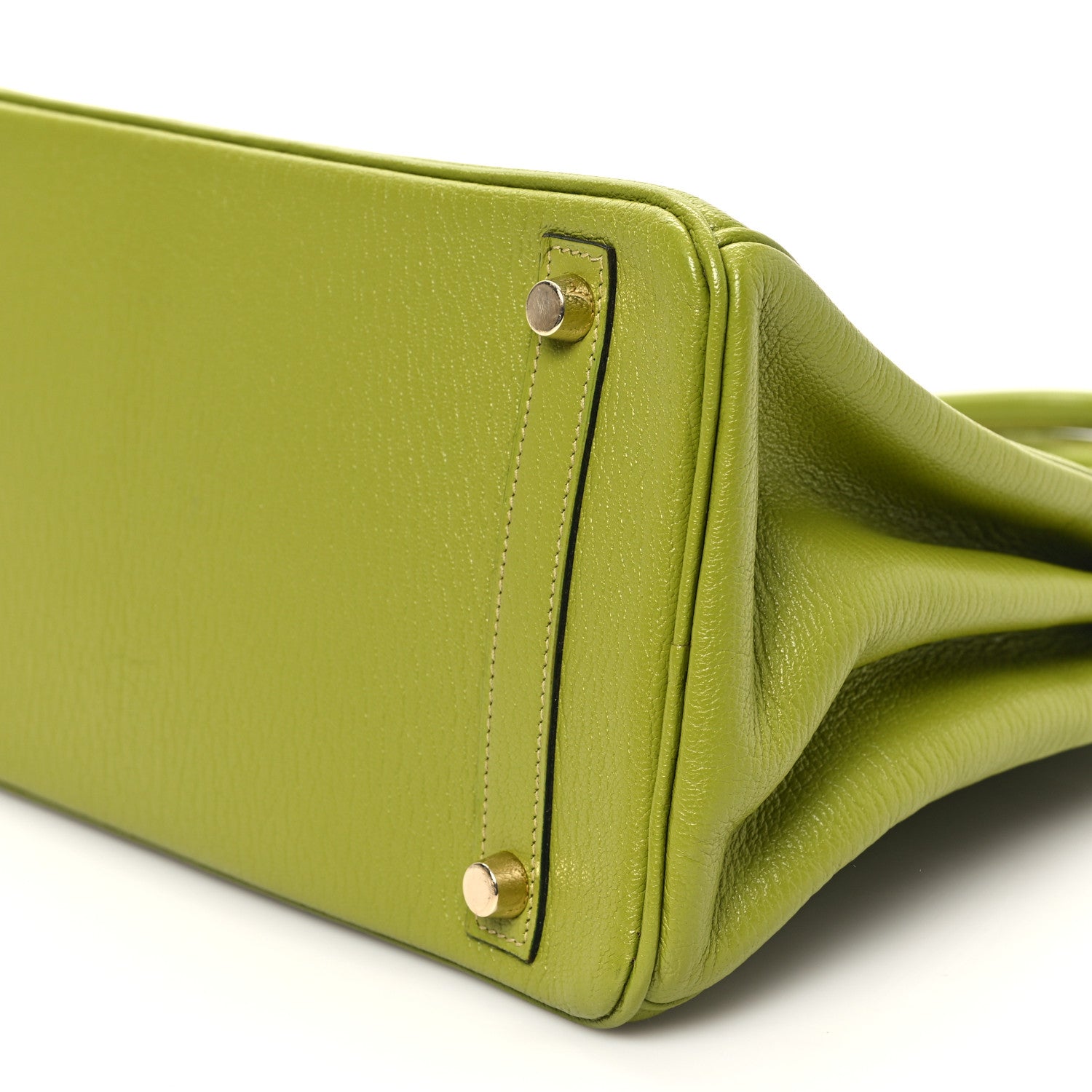 Hermes Chevre Mysore Birkin 30 Vert Anis 10 of 12