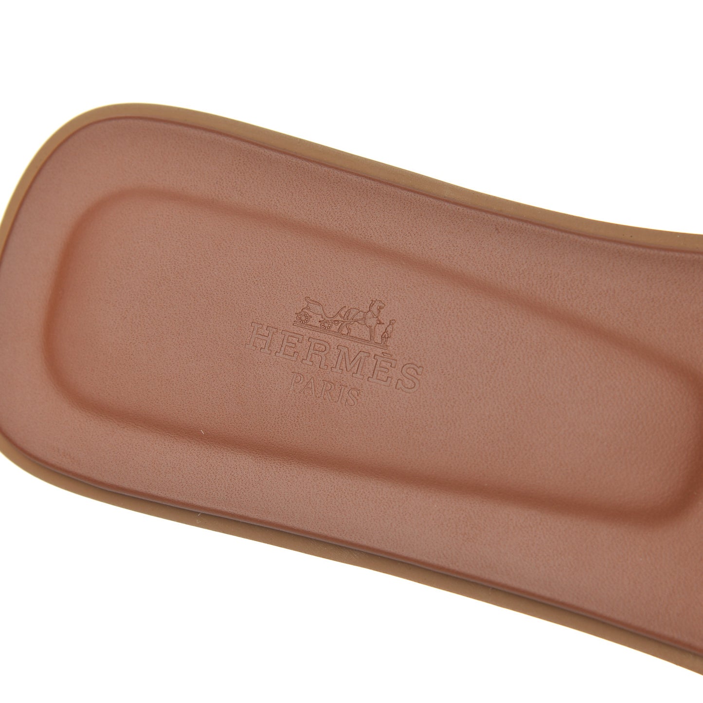 Box Calfskin Oran Sandals 41 Gold