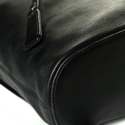 Chanel Lambskin CC Drawstring Backpack Black 6 of 9