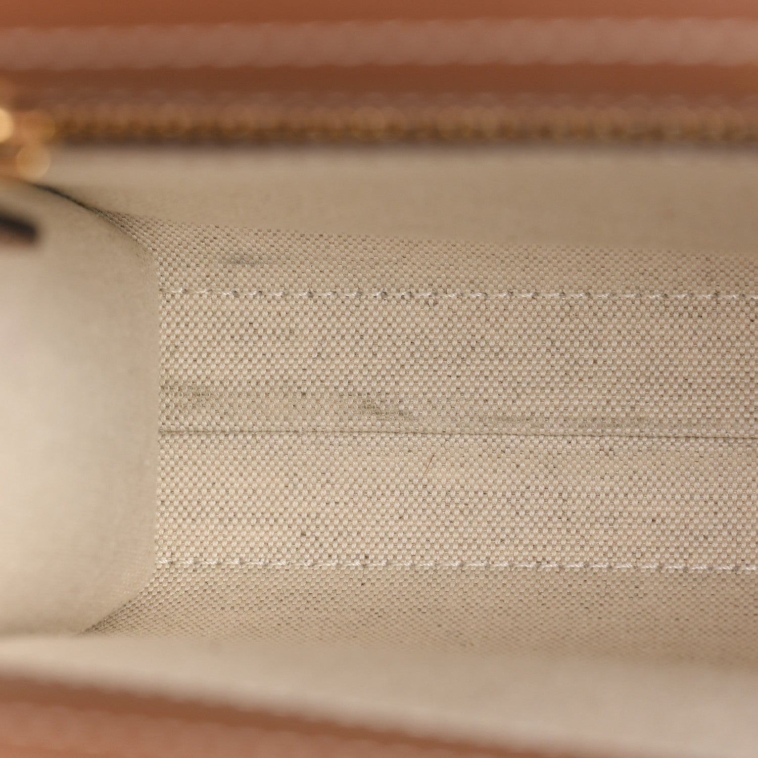 Burberry Canvas Smooth Calfskin Two Tone Mini Pocket Bag Natural Malt Brown 11 of 13