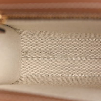 Burberry Canvas Smooth Calfskin Two Tone Mini Pocket Bag Natural Malt Brown 11 of 13