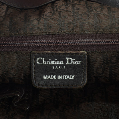 Christian Dior Lambskin Cannage Large Dior Soft Hobo Brown 5 of 7