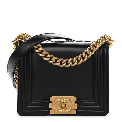 Chanel Calfskin Mini Boy Flap Black 1 of 12