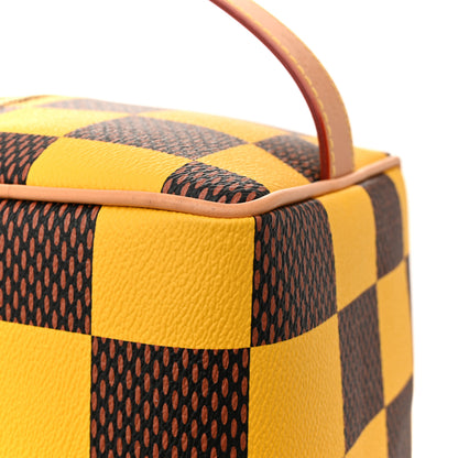 Louis Vuitton Damier Pop Shoes Bag Yellow 11 of 11
