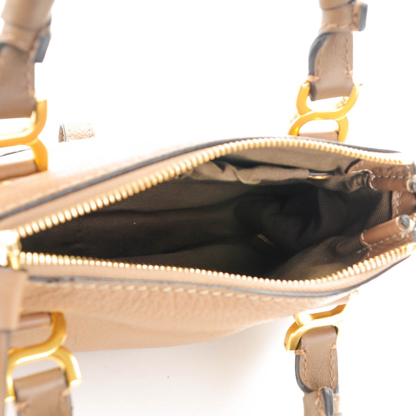 Calfskin Mini Marcie Satchel Nut