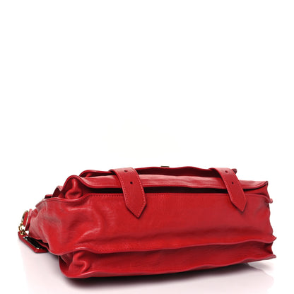 Proenza Schouler Lambskin Large PS1 Satchel Lipstick Red 4 of 9