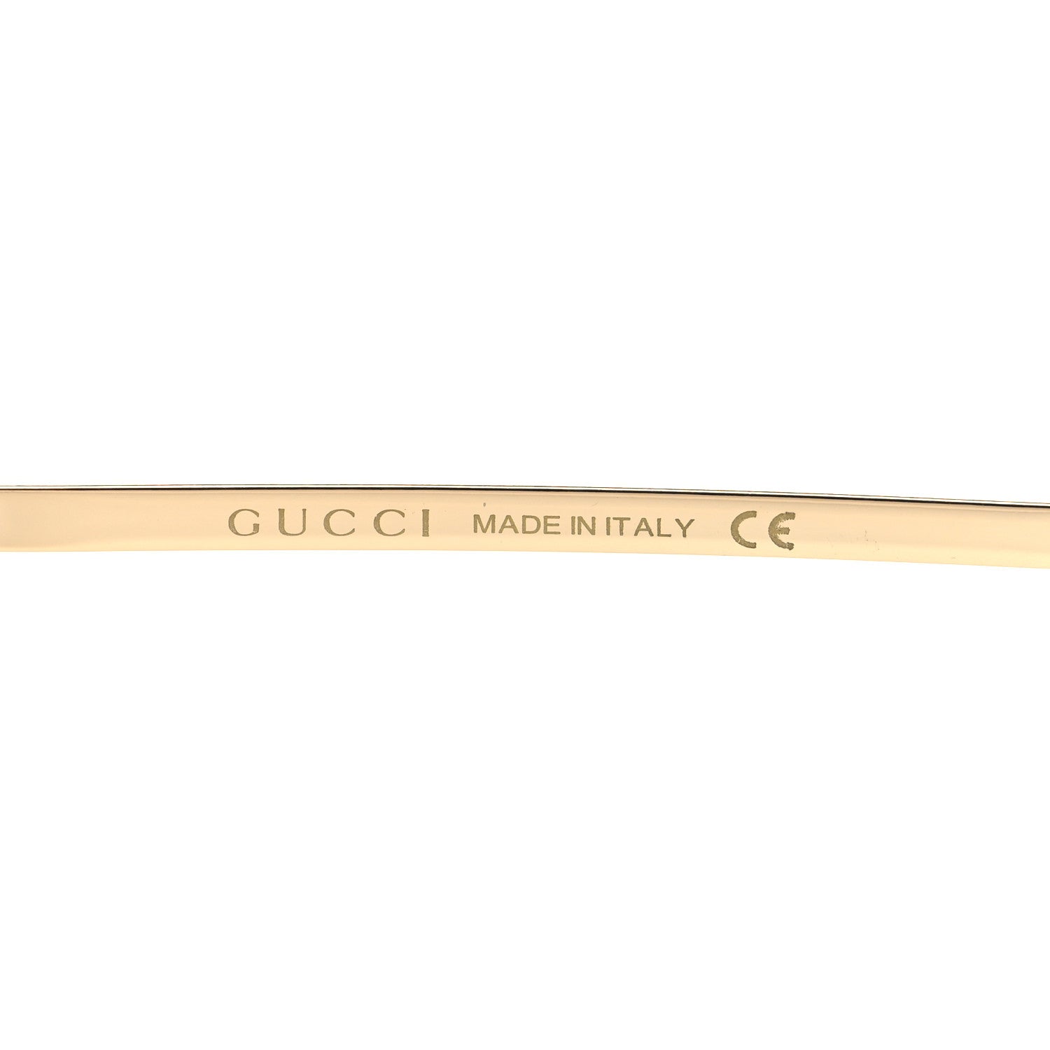 Gucci Web Aviator Sunglasses GG0137S Gold Black 5 of 8