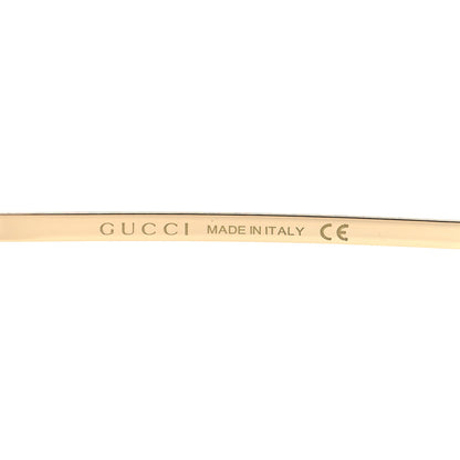 Gucci Web Aviator Sunglasses GG0137S Gold Black 5 of 8