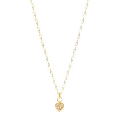 Foundrae 18K Yellow Gold Diamond Amate Crest Super Fine Clip Slide Pendant Necklace 1 of 6