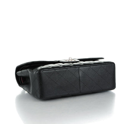 Chanel Caviar Quilted Jumbo Double Flap Black 4 of 8