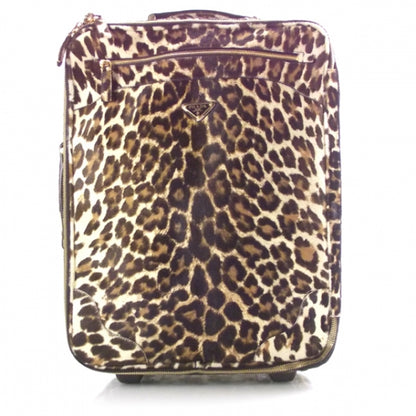 Prada Calf Hair Leopard Print Rollaway 1 of 15