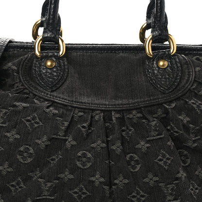 Louis Vuitton Denim Neo Cabby MM Black 8 of 13