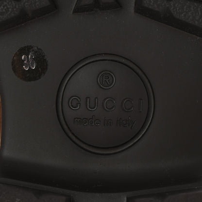 Gucci Suede Horsebit Platform Mules 36 Washed Brown 7 of 10