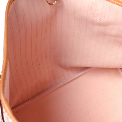 Louis Vuitton Damier Azur Neo Neverfull MM Rose Ballerine 13 of 13