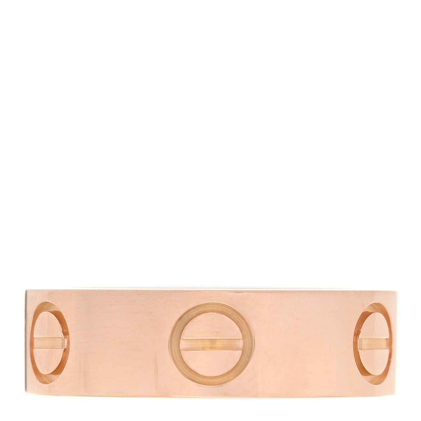 18K Pink Gold 5.5mm LOVE Ring 51 5.75