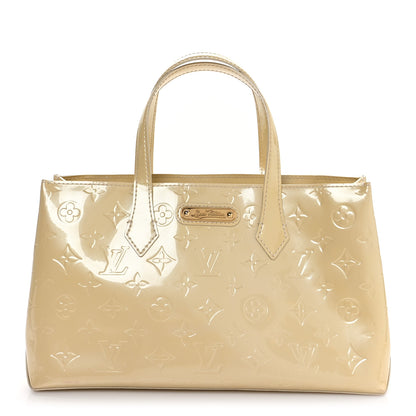 Louis Vuitton Vernis Wilshire PM Blanc Corail 1 of 9