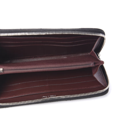 Chanel Lambskin Quilted Large Gusset Zip Around Wallet Black 4 of 7