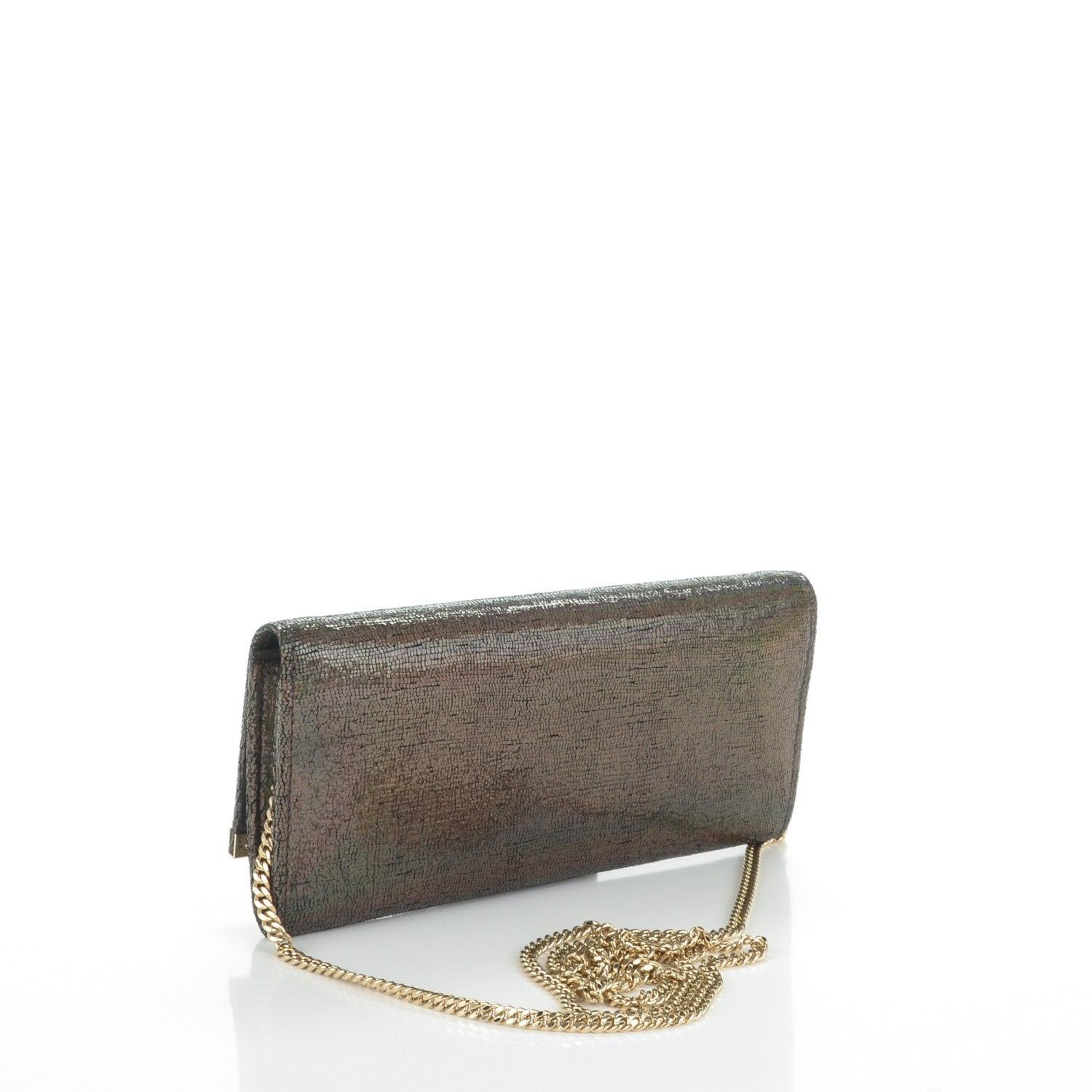 Jimmy Choo Holograph Print Milla Clutch Metallic 3 of 6