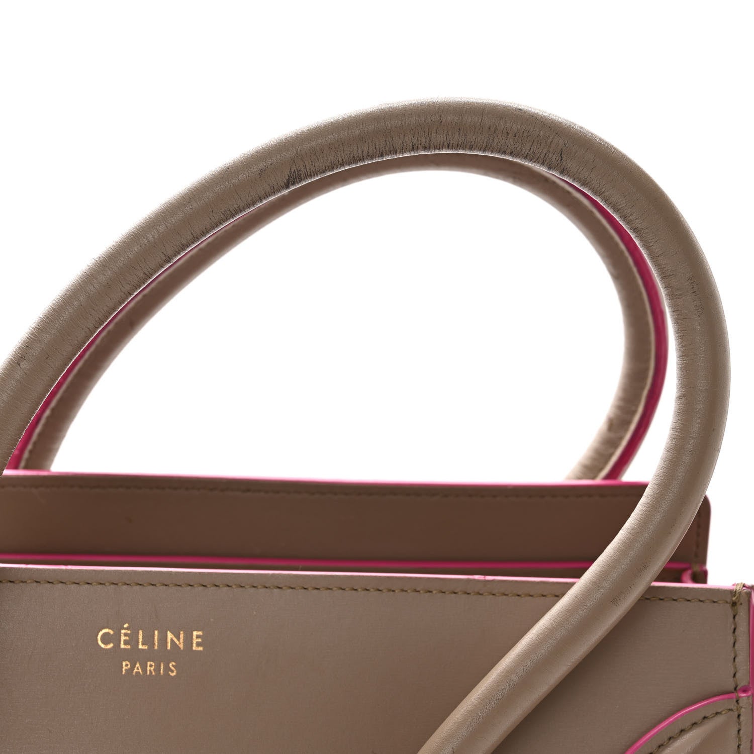 Celine Palmelato Calfskin Micro Luggage Beige 17 of 20