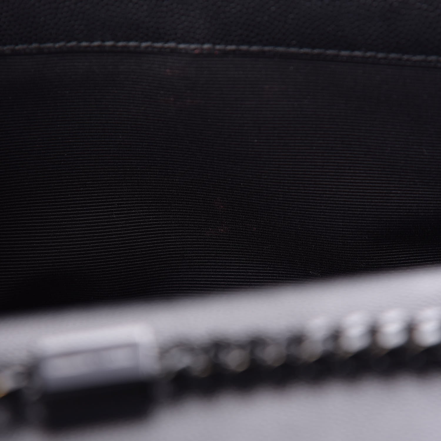 Saint Laurent Grain De Poudre Medium Classic Monogram Kate Satchel Black 7 of 10