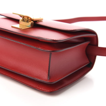 Celine Box Calfskin Small Classic Box Flap Bag Red 7 of 10