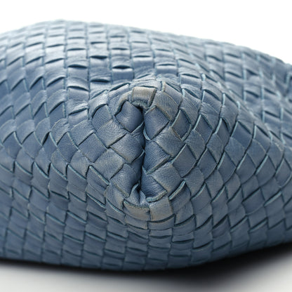 Bottega Veneta Nappa Torchon Alligator Intrecciato Hobo Bag Light Blue 10 of 11