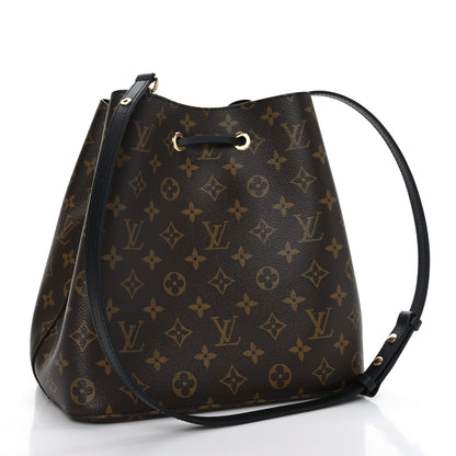 Louis Vuitton Monogram Neonoe MM Black 3 of 11